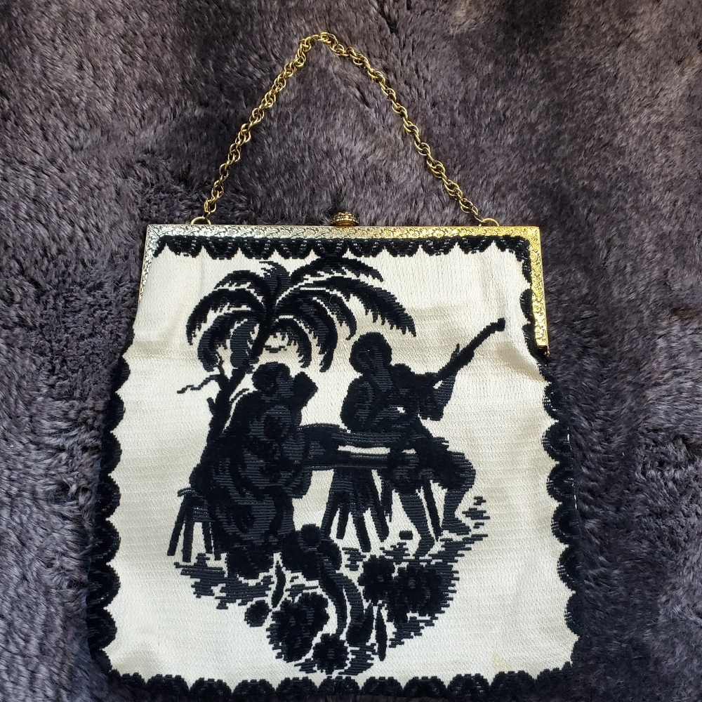 Vintage Delill Art silhouette‎ bag